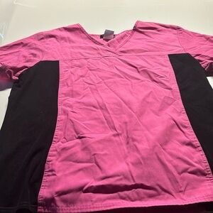 Pink Cherokee scrub top